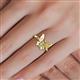 5 - Motyl Bold Round Lab Grown Diamond Butterfly Ring 