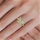 5 - Butterfly Bold Round Lab Grown Diamond Micro Pave Set Butterfly Ring 