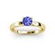 2 - Annora Tanzanite Solitaire Engagement Ring 
