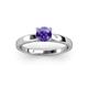 2 - Annora Iolite Solitaire Engagement Ring 