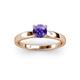 2 - Annora Iolite Solitaire Engagement Ring 