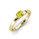 3 - Annora Yellow Diamond Solitaire Engagement Ring 