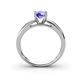 4 - Annora Tanzanite Solitaire Engagement Ring 