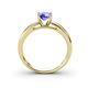 4 - Annora Tanzanite Solitaire Engagement Ring 