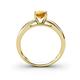 4 - Annora Citrine Solitaire Engagement Ring 