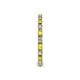5 - Gracie 2.00 mm Round Yellow Sapphire and Diamond Eternity Band 