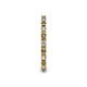 5 - Gracie 2.00 mm Round Smoky Quartz and Diamond Eternity Band 