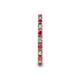 5 - Gracie 2.00 mm Round Ruby and Diamond Eternity Band 