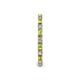 5 - Gracie 2.00 mm Round Peridot and Lab Grown Diamond Eternity Band 