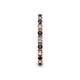 5 - Gracie 2.00 mm Round Blue Sapphire and Lab Grown Diamond Eternity Band 