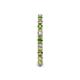 5 - Gracie 2.30 mm Round Green Garnet and Diamond Eternity Band 