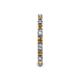 5 - Gracie 2.30 mm Round Citrine and Diamond Eternity Band 