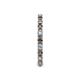 5 - Gracie 2.30 mm Round Smoky Quartz and Diamond Eternity Band 