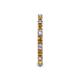 5 - Gracie 2.30 mm Round Citrine and Diamond Eternity Band 