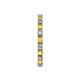 5 - Gracie 2.30 mm Round Yellow Sapphire and Lab Grown Diamond Eternity Band 