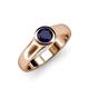 4 - Enola Blue Sapphire Solitaire Engagement Ring 