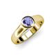 4 - Enola Tanzanite Solitaire Engagement Ring 