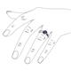 6 - Enola Blue Sapphire Solitaire Engagement Ring 