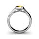 5 - Enola Citrine Solitaire Engagement Ring 