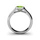 5 - Enola Peridot Solitaire Engagement Ring 