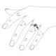 6 - Enola Amethyst Solitaire Engagement Ring 