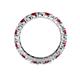 5 - Joyce 3.40 mm Ruby and Diamond Eternity Band 
