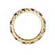 5 - Joyce 3.40 mm Ruby and Lab Grown Diamond Eternity Band 