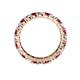 5 - Joyce 3.40 mm Ruby and Lab Grown Diamond Eternity Band 