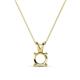 1 - Jassiel Semi Mount Double Bail Solitaire Pendant Necklace Setting 