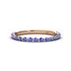 1 - Valerie 2.00 mm Tanzanite 3/4 Eternity Band 