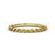 1 - Valerie 2.00 mm Citrine 3/4 Eternity Band 