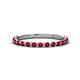 1 - Valerie 2.00 mm Ruby 3/4 Eternity Band 