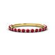 1 - Valerie 2.00 mm Ruby 3/4 Eternity Band 