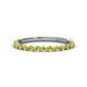 1 - Valerie 2.00 mm Yellow Diamond 3/4 Eternity Band 