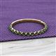 2 - Valerie 2.00 mm Created Alexandrite 3/4 Eternity Band 