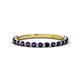 1 - Valerie 2.00 mm Blue Sapphire 3/4 Eternity Band 