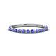 1 - Valerie 2.00 mm Tanzanite 3/4 Eternity Band 
