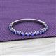 2 - Valerie 2.00 mm Tanzanite 3/4 Eternity Band 