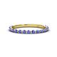 1 - Valerie 2.00 mm Tanzanite 3/4 Eternity Band 