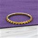 2 - Valerie 2.00 mm Citrine 3/4 Eternity Band 