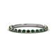 1 - Valerie 2.00 mm Created Alexandrite 3/4 Eternity Band 