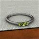 2 - Shirley 3.50 mm Round Peridot Three Stone Engagement Ring 