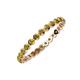 4 - Valerie 2.40 mm Citrine Eternity Band 