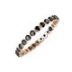 4 - Valerie 2.40 mm Black Diamond Eternity Band 