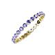 4 - Valerie 2.40 mm Tanzanite Eternity Band 