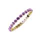 4 - Valerie 2.40 mm Amethyst Eternity Band 