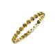 4 - Valerie 2.40 mm Citrine Eternity Band 