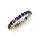 4 - Valerie 2.70 mm Blue Sapphire Eternity Band 