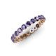 4 - Valerie 2.70 mm Iolite Eternity Band 