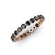 4 - Valerie 2.70 mm Black Diamond Eternity Band 